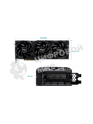 Видеокарта Palit NVIDIA GeForce RTX 5070 GamingPro 12Gb PCI-E 192bit GDDR7 2325/28000 HDMIx1 DPx3 HDCP Ret