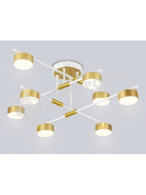 Потолочный светильник Ambrella light FL51751/8 WH/GD белый/золото GX53/8 max 12W 720*720*245