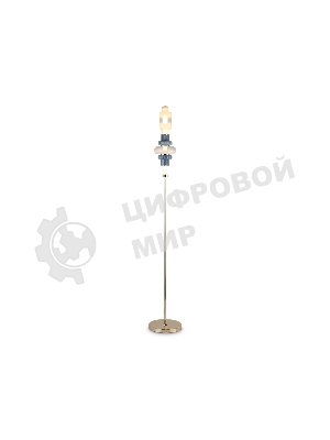 Светильник Ambrella light LH53132 GD/WH/GB золото/белый/серо-синий 8W 3000K D250*1635