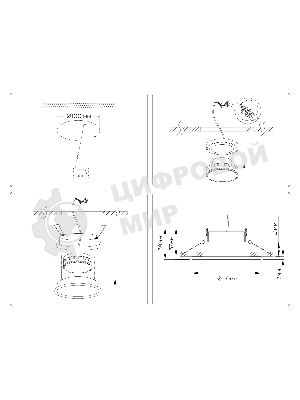 Светильник Ambrella light TN51823 BK черный GX53 max 15W D110*39