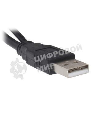 Кабель Gembird/Cablexpert USB 2.0 Pro, 2xAM/miniBM 5P, 0.9м, экран, черный