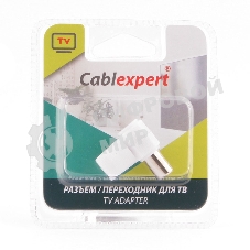 Разъем Cablexpert TVPL-9, TV (папа), 90 градусов, блистер