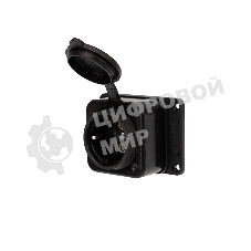 Розетка штепсельная Rexant влагозащищенная, с/з,16 А, IP54 каучук