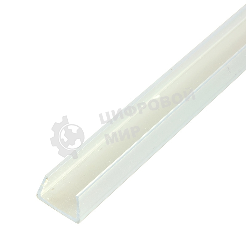 Прозрачный П-образный короб Neon-night , 1м, пластик (цена за 1 шт.)