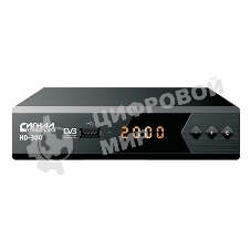 Ресивер эфирный цифровой DVB-T2 HD HD-300 металл, дисплей DOLBY DIGITAL, Сигнал
