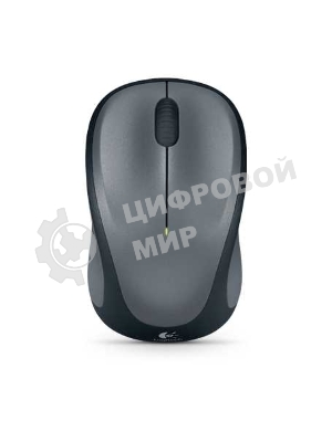Мышь беспроводная Logitech M235 серый/черный, 1000 dpi, радиоканал, USB, кнопки - 3