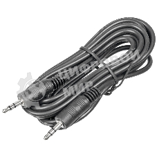 Кабель соединительный аудио-видео Buro Jack 3.5 (m)/Jack 3.5 (m) 1м. черный