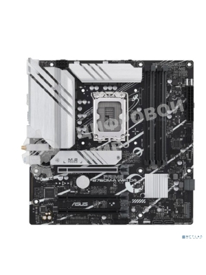 Материнская плата ASUS PRIME B760M-A WIFI D4, LGA 1700, Intel B760, 4xDDR4, 4xSATA, 2xM.2, 1xPCIe 4.0 x16, 1xPCIe 4.0 x4, 1xPCIe 4.0 x1, 2xHDMI, 1xDP, 1x 2.5Gb LAN, 2xUSB-A 3.2 Gen 2, 4xUSB-A 2.0, 3x3.5 мм, 7.1, mATX