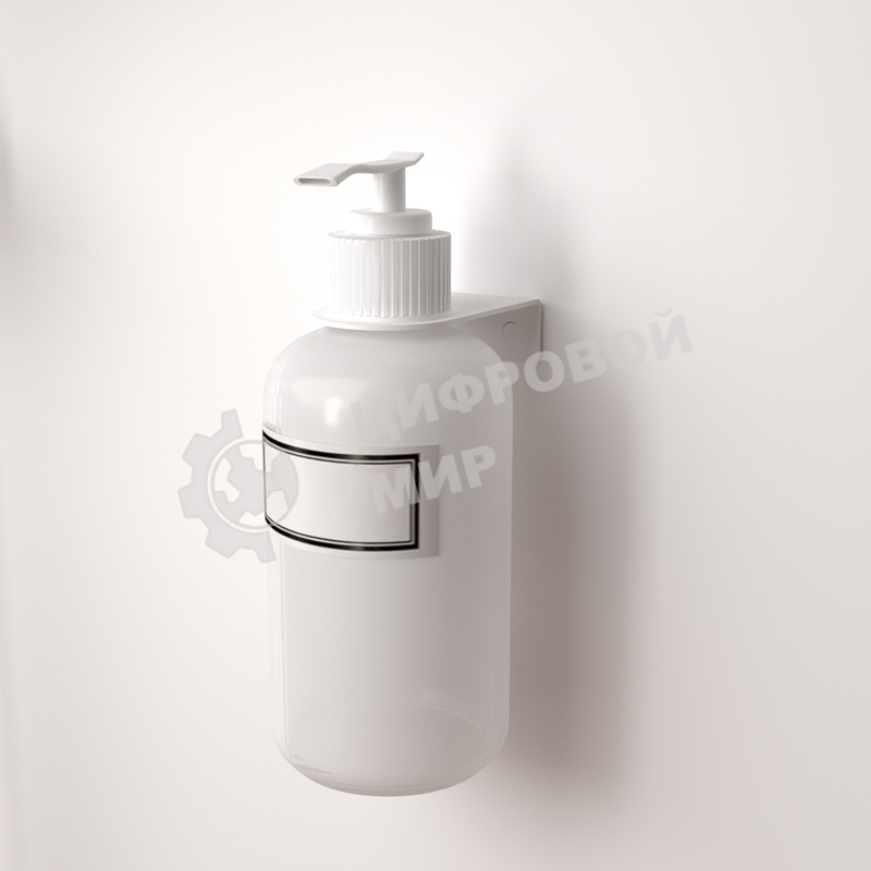Держатель дозатора для жидкого мыла и шампуней Rexant на 1 флакон настенный, белый