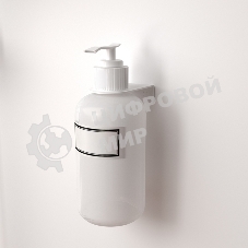 Держатель дозатора для жидкого мыла и шампуней Rexant на 1 флакон настенный, белый