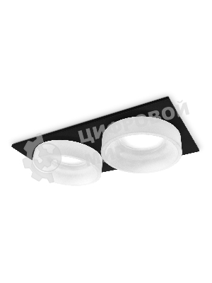 Светильник Ambrella light TN1319/2 SBK/FR черный песок/белый матовый GU5.3 182*92*45