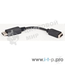 Переходник DisplayPort - HDMI Cablexpert A-DPM-HDMIF-002, 20M/19F, пакет