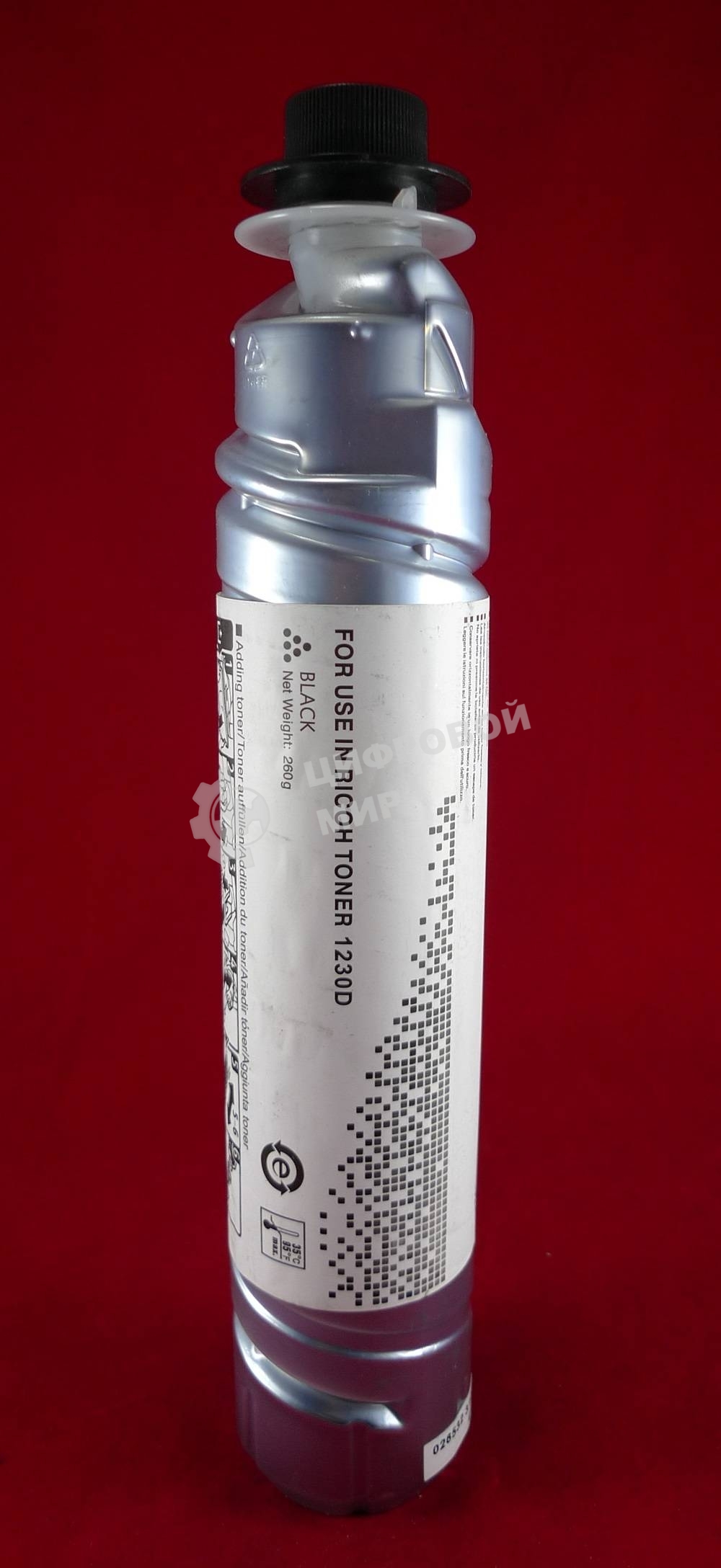 Картридж лазерный ELP tуре 1230D/1130D черный (9000 стр) (туба 260 гр.) для Ricoh Aficio 2015/2016/2018/2020/MP1500/1600/1900/2000