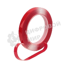 Двухсторонний скотч Rexant, прозрачный, на акриловой основе, 12 мм, ролик 5 м