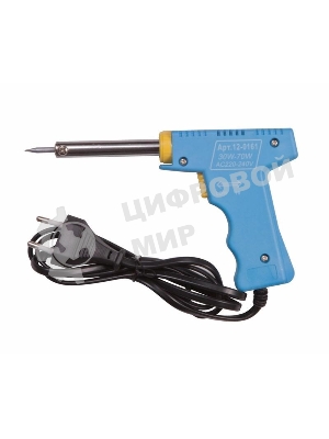 Паяльник-пистолет импульсный Rexant, 30 Вт/70 Вт, 230 В, серия 
