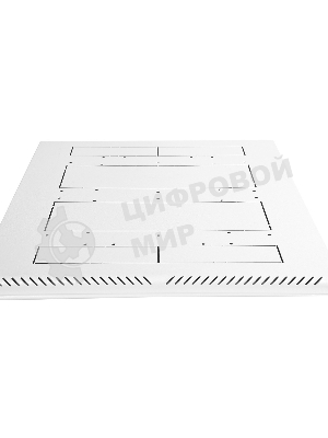 Шкаф коммутационный ЦМО ШТК-М-18.6.6-1ААА-9005 18U 600x600 мм пер. дв. стекл задн. дв. стал.лист 2 бок. пан. направл. под закл.гайки 270 кг черный