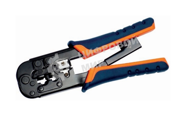 Инструмент обжим ITK TM1-B11H для RJ-45,12,11 с x рап. ме x . сине-оранж