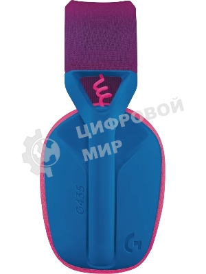 Гарнитура Logitech G435 синий/розовый, беспроводная, Bluetooth/USB, до 18 ч
