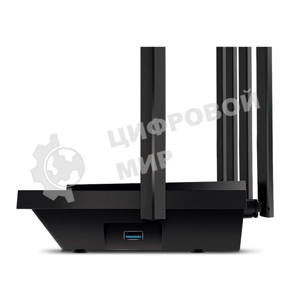Роутер TP-Link Archer AX73 AX5400 Dual Band Wireless Gigabit Router, 1.5 GHz Tri-Core CPU, 1 GE WAN + 4 GE LAN ports, 1× USB 3.0 Port, support 1024-QAM, OFDMA, MU-MIMO, Airtime Fairness, Beamforming, 160MHz Channel Width, come with HomeShieldTM, support R
