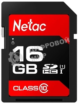 Флеш карта SDHC 16Gb Netac P600 NT02P600STN-016G-R