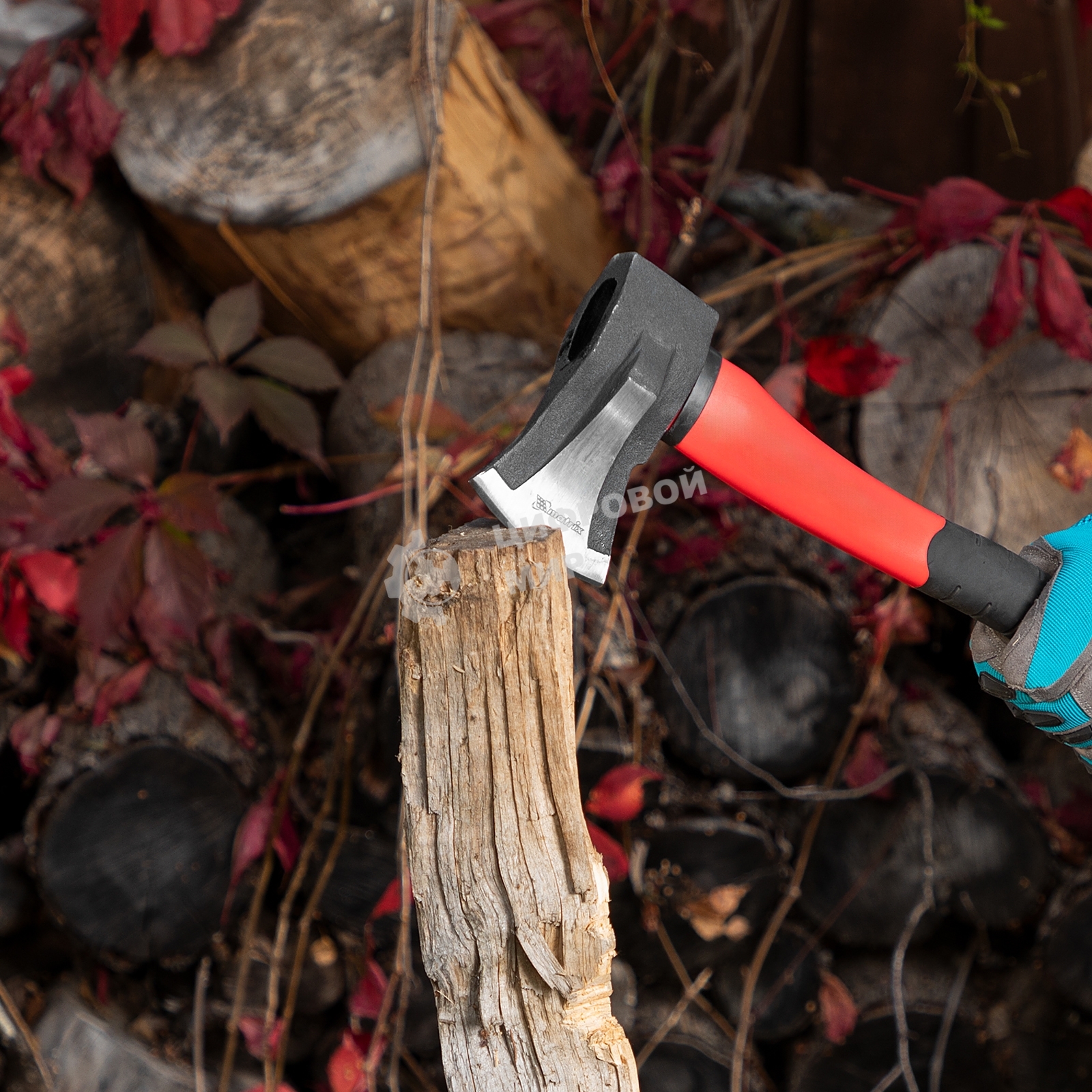 Топор-колун Matrix ''optimal''с клиновид.полотном 1000г,фиберглас.двухкомп.топорище 400мм