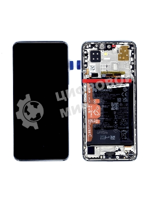 Дисплей для Huawei Nova 9 SE в сборе с тачскрином, панелью и аккумулятором (SP 02354UWB), синий