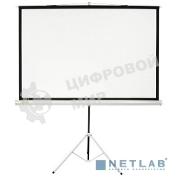 Экран Cactus 127x127см Triscreen CS-PST-127X127 1:1 напольный рулонный белый