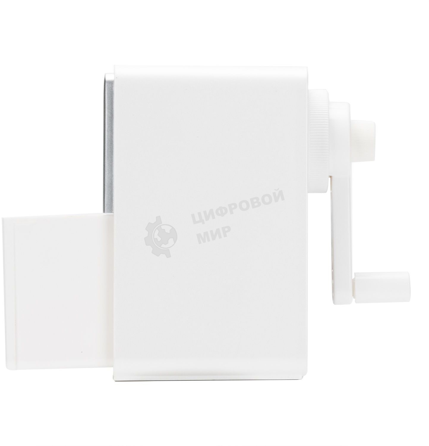 Точилка для карандашей механическая Deli 71160White, 1 отверстие, пластик, белый