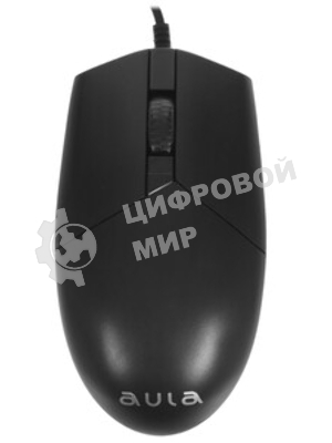 Мышь проводная AULA AM104 черный