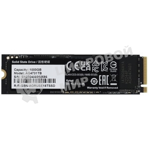 Твердотельный накопитель SSD Gigabyte M.2 2280 1TB AORUS Client SSD AG4731TB N PCI-Express 4.0 x4, NVMe 1.4 7300/6000 RTL, without heatsink