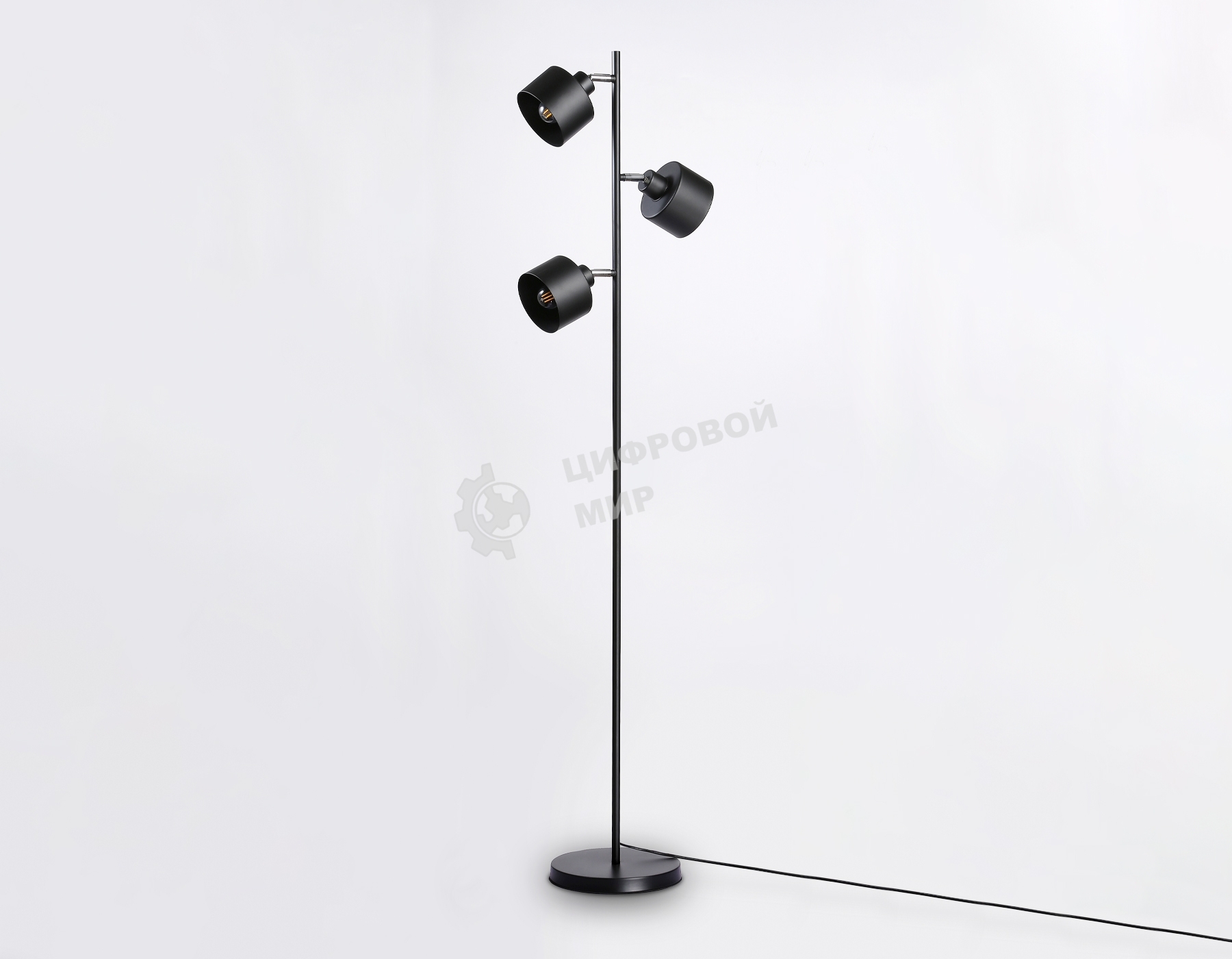 Светильник Ambrella light TR8155/3 BK черный E27*3 max 40W D370*1530