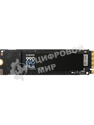 Накопитель SSD Samsung 990 EVO Plus, 2Tb, M.2 2280, PCIe 4.0 x4, NVMe, R/W 7250/6300