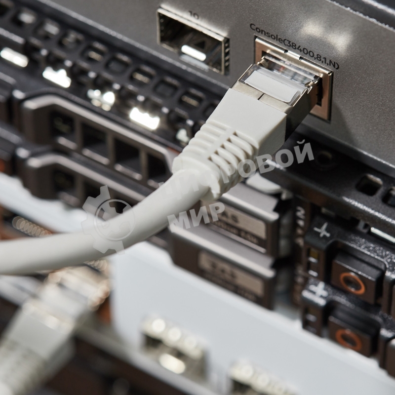 Пaтч-корд Rexant F/UTP, cat.6, RJ45-RJ45, экранированный, PVC серый, 1м