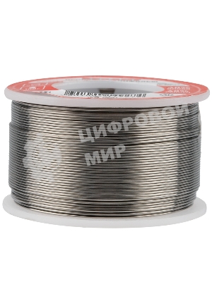 Припой с канифолью Rexant, 100 г, Ø0.5 мм, (олово 60%, свинец 40%), катушка, блистер