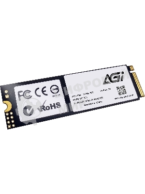 Накопитель SSD AGI AGI2T0G43AI818, 2Tb, PCIe 4.0 x4, M.2 2280, NVMe, R/W 5200/4700