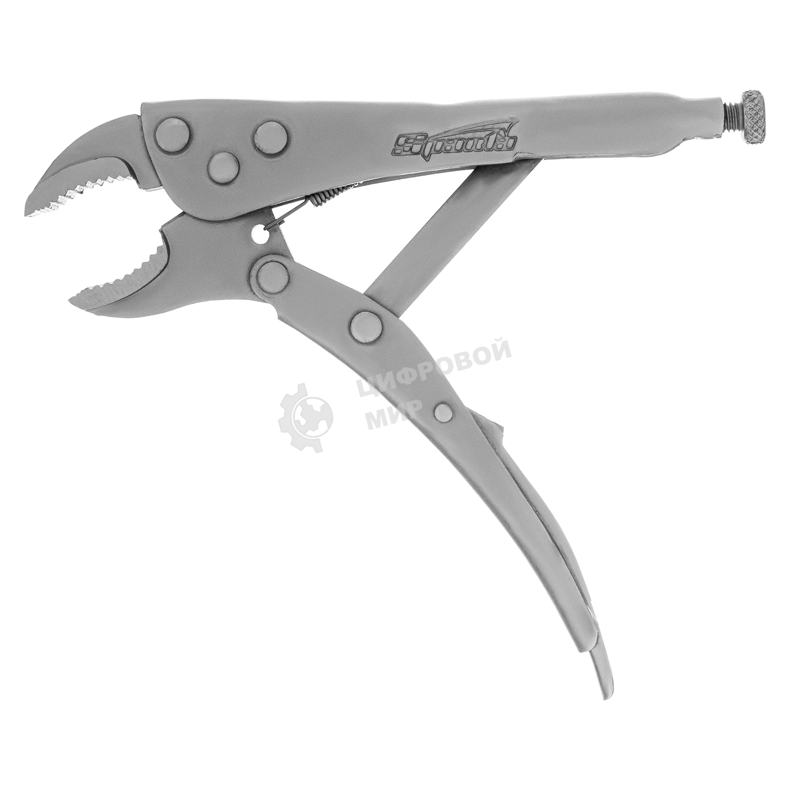 Зажим Sparta ручной 180 мм полукруглый захват