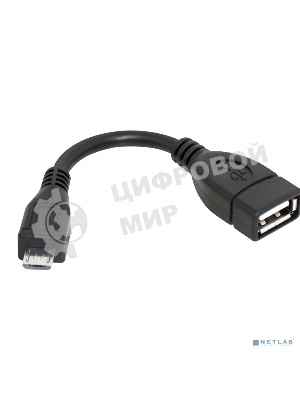 Кабель-переходник Defender microUSB (M) - USB (F)/для подкл. устр. USB Flash, HDD, мыши, и и т.д./поддерж. режим OTG.