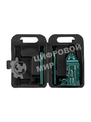 Домкрат гидравлический бутылочный Сибртех 2 т, 150-280 мм, в пластиковом кейсе