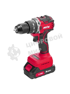Дрель-шуруповерт MTX CIDS-BL-20, 20 В, 2 Ач, 60 Нм, бесщеточный, ударный