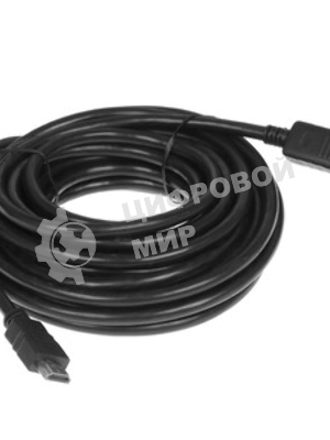 Кабель Cablexpert DisplayPort->HDMI, 7.5м, 20M/19M, черный, экран, пакет 
