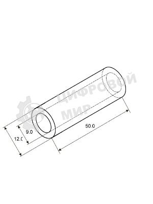 Соединительная гильза Rexant L-26 мм 16 мм² (ГМЛ (DIN) 16)