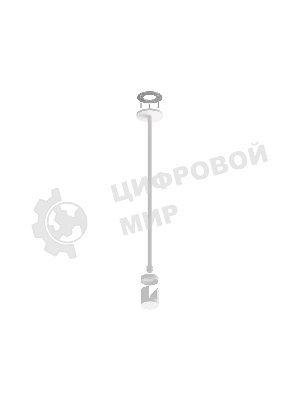 Крепеж накладной A9232 WH белый D20*400mm