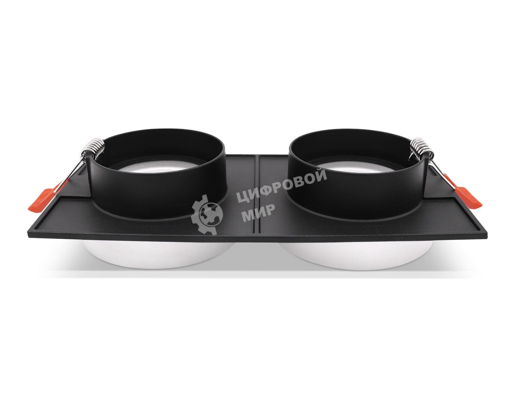 Светильник Ambrella light TN1319/2 SBK/FR черный песок/белый матовый GU5.3 182*92*45