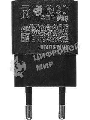 Сетевое зарядное устройство Samsung EP-T2510 черный (EP-T2510NBEGEU)