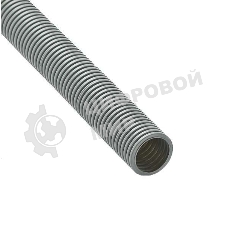 Труба гофрированная ПВХ d40мм с протяжкой сер. (15м) Ruvinil 14001