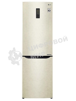 Холодильник LG GA-B419SEUL бежевый двухкамерный 223/79л морозилка снизу, No Frost