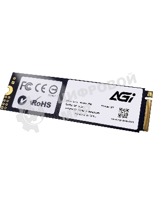 Накопитель SSD AGI AGI2T0G43AI818, 2Tb, PCIe 4.0 x4, M.2 2280, NVMe, R/W 5200/4700