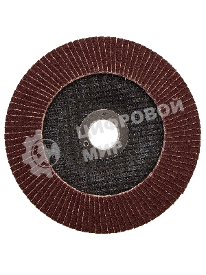 Круг лепестковый торцевой КЛТ-1, зернистость Р60(25Н), 150 х 22,2 мм, (БАЗ) Россия
