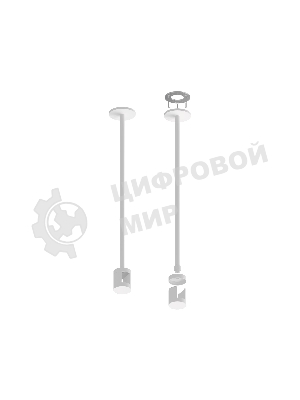 Крепеж накладной A9232 WH белый D20*400mm