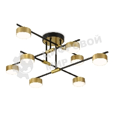 Потолочный светильник Ambrella light FL51752/8 BK/GD черный/золото GX53/8 max 12W 720*720*245